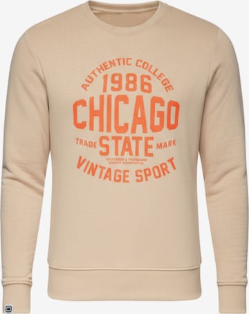 Ombre Sweatshirt in Beige: front