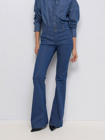 Salsa Jeans Flared Jeans 'Secret' in Blauw: voorkant