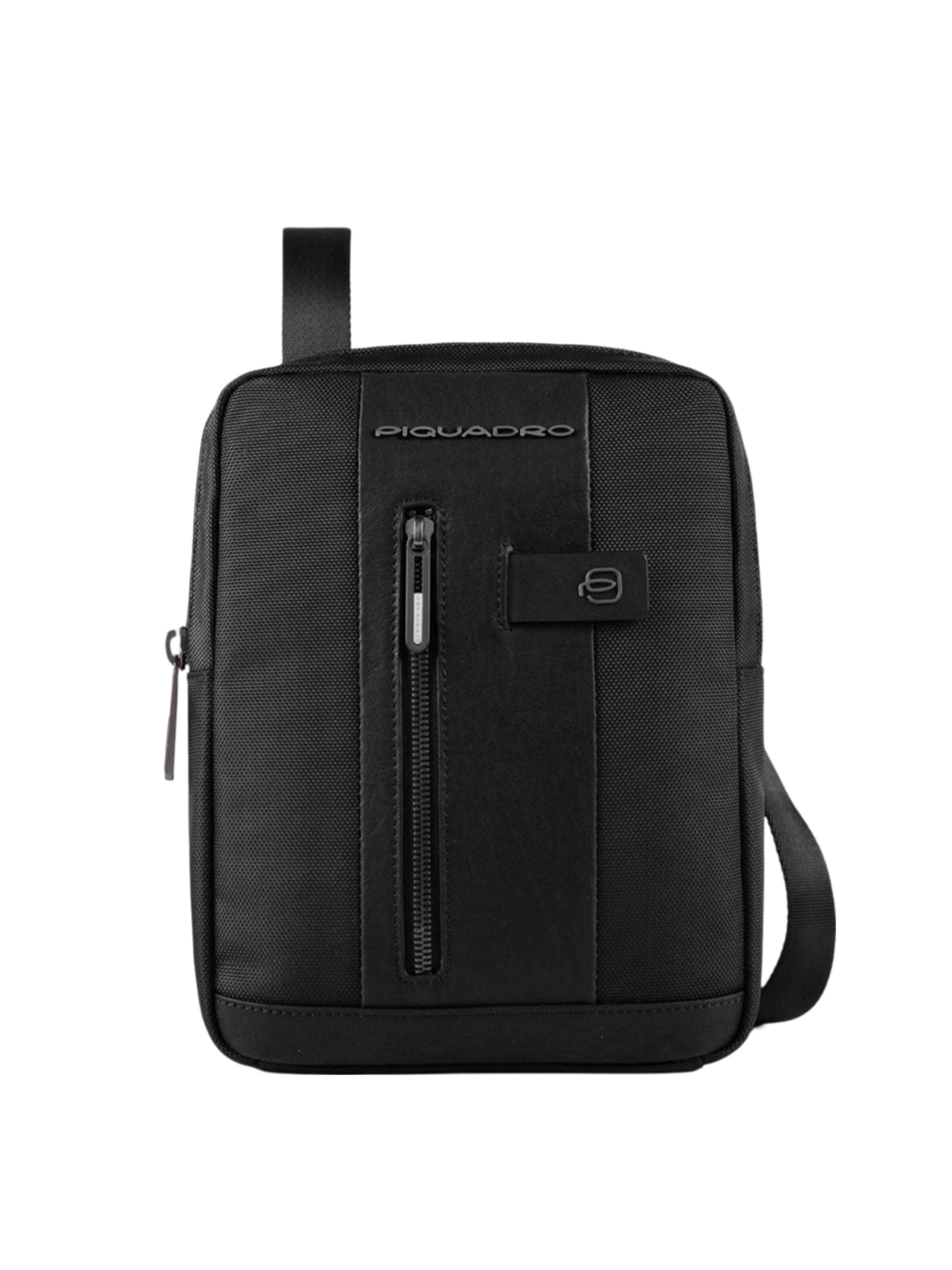 Sac à bandoulière Piquadro en noir : devant