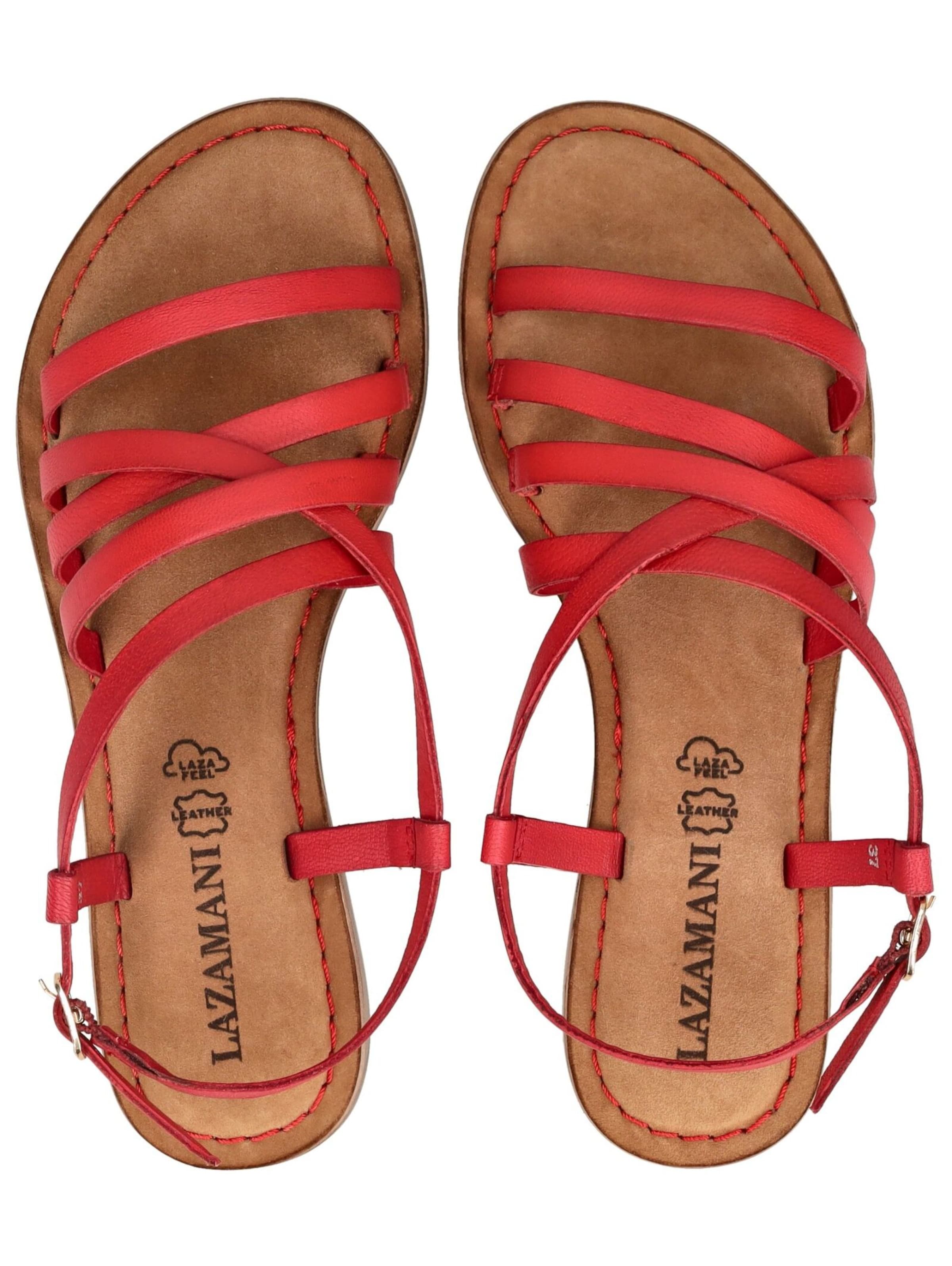 Sandalo con cinturino di LAZAMANI in rosso