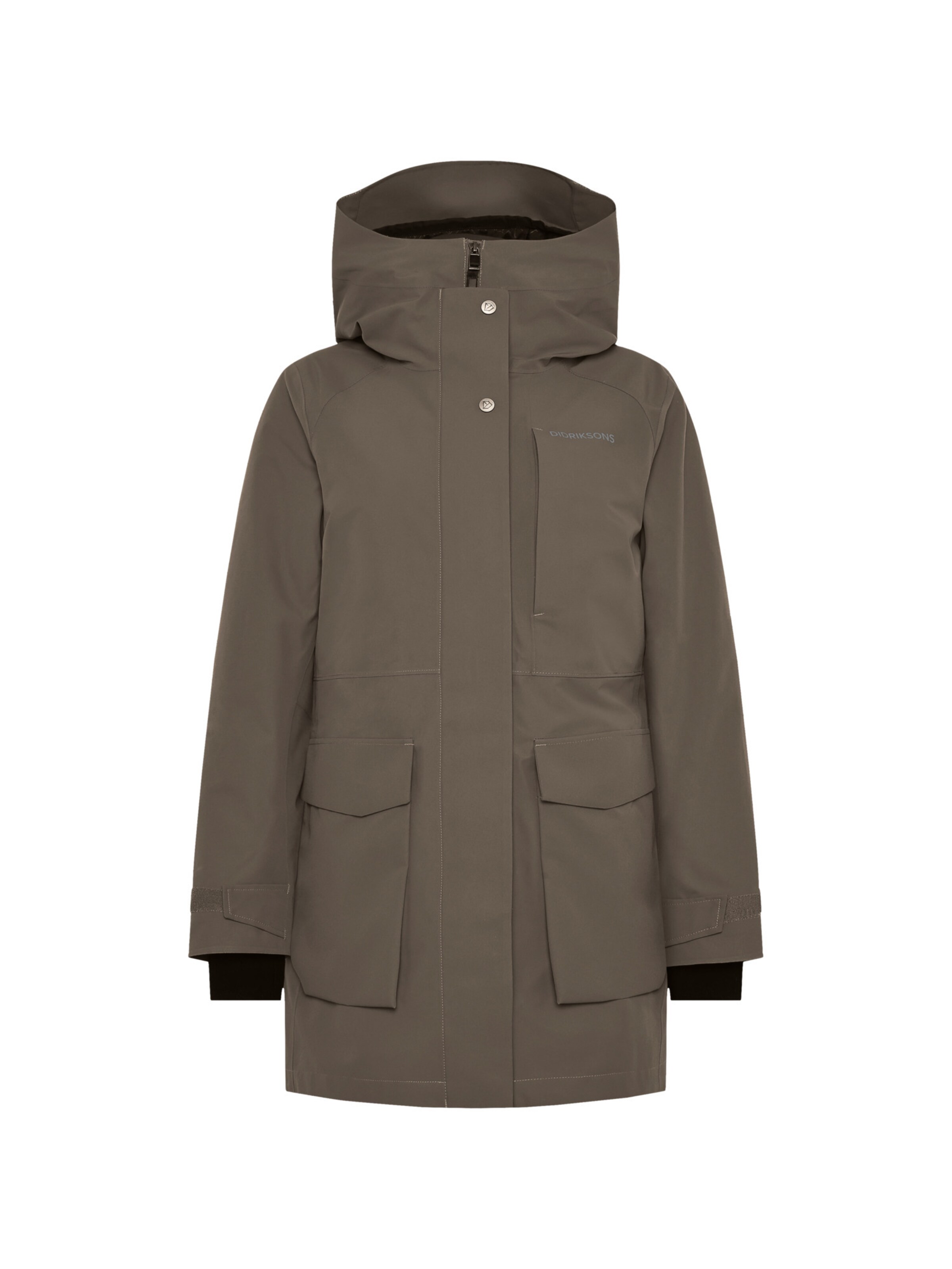 Didriksons Winter parka 'Harriet' in Brown: front