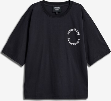 SOMETIME SOON Shirt in Zwart: voorkant