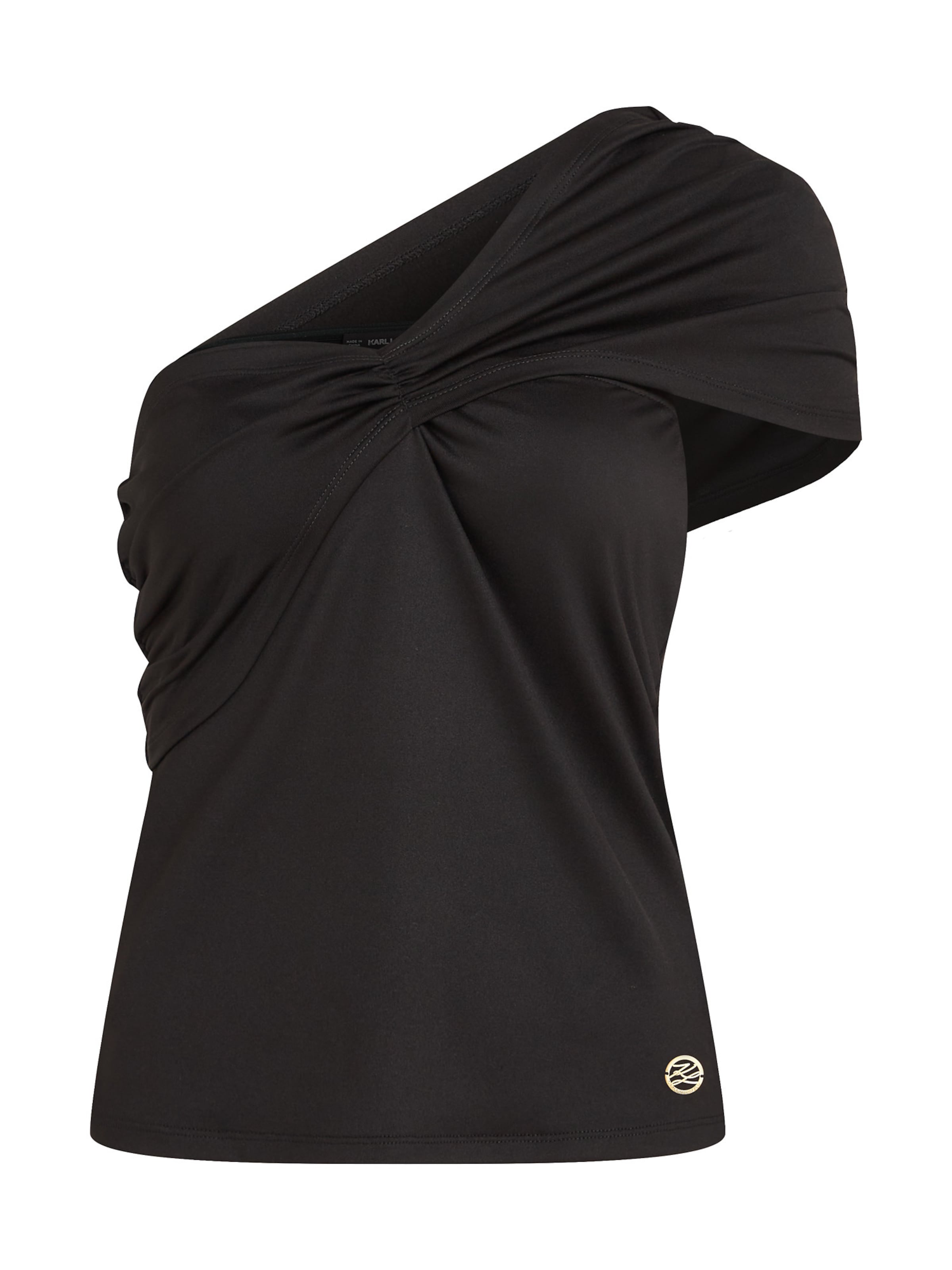 Karl Lagerfeld - Camiseta en negro: frente