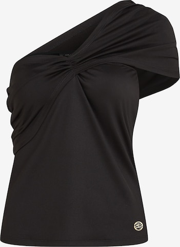 juoda Karl Lagerfeld Marškinėliai: priekis