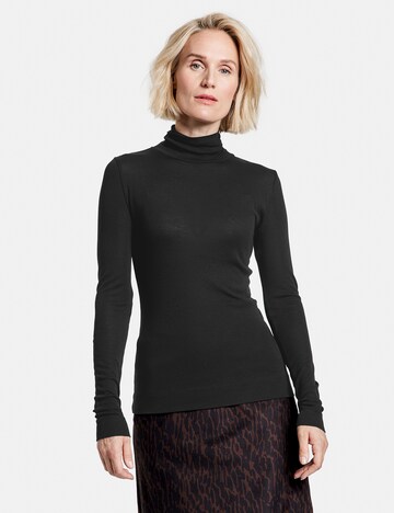 GERRY WEBER Shirt in Zwart: voorkant