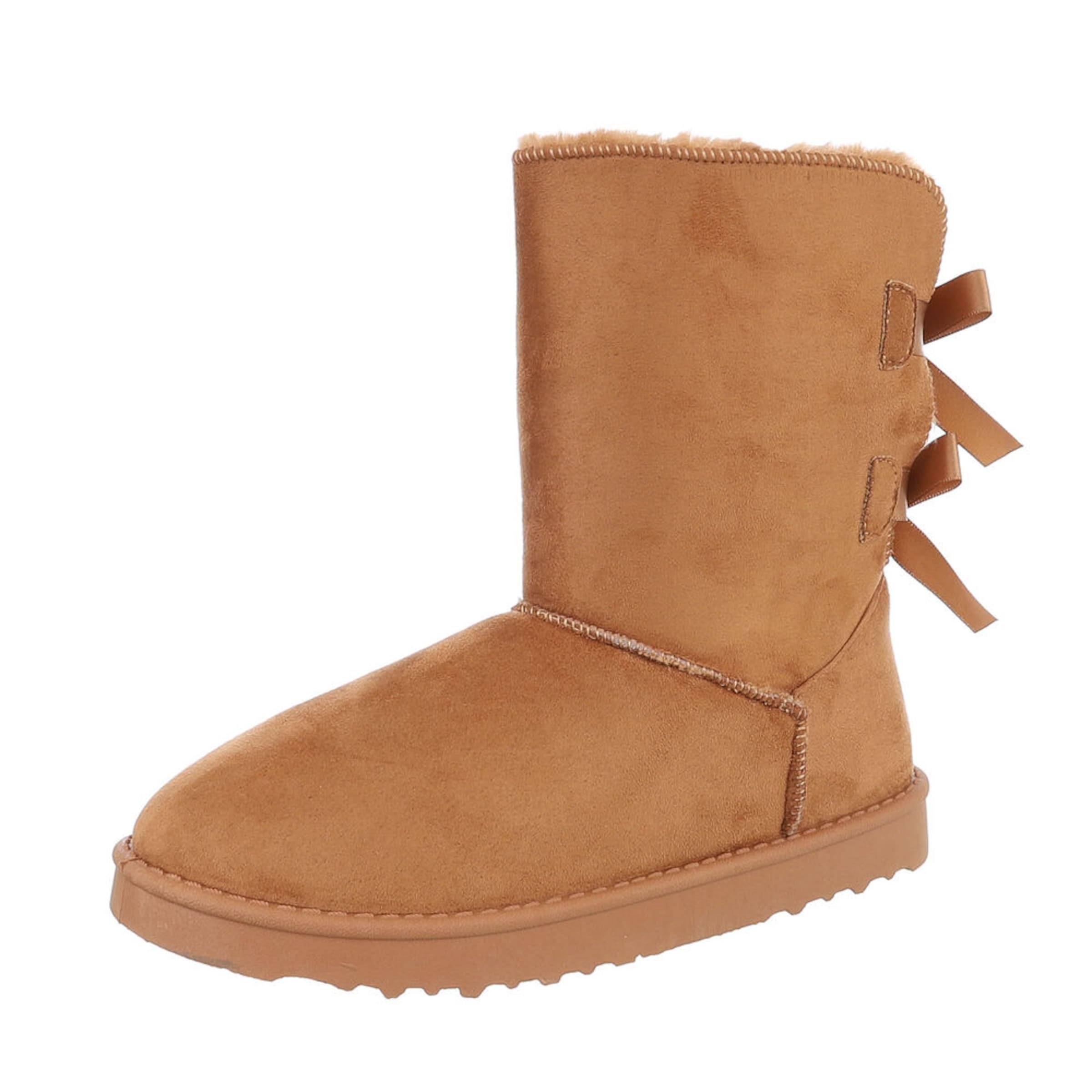 Ital-Design Snowboots in Beige: Vorderseite