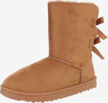 Ital-Design Snowboots in Beige: Vorderseite