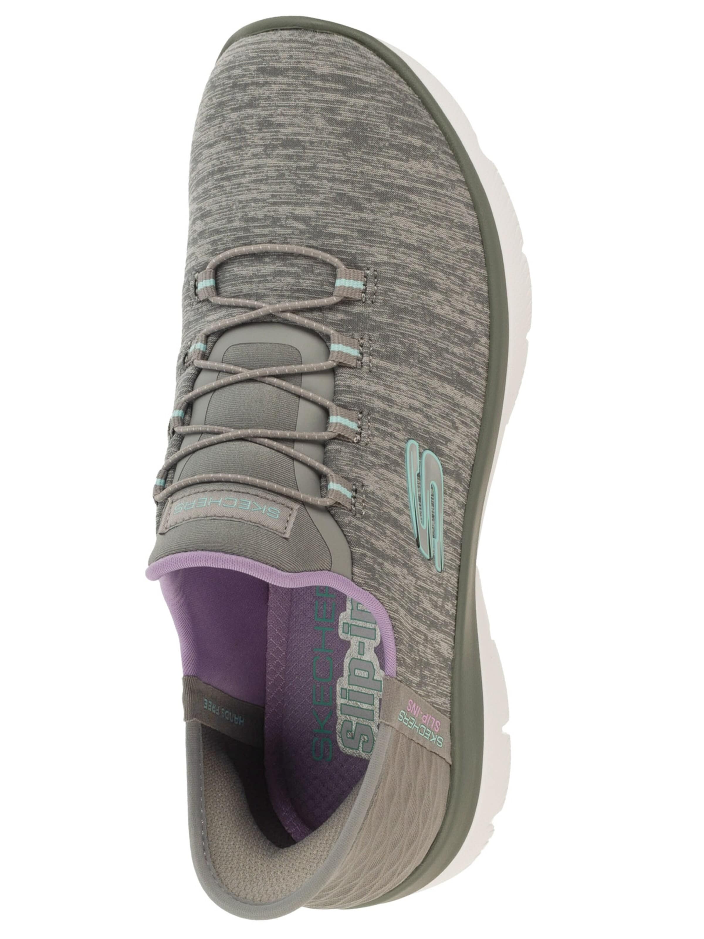 SKECHERS Slip-on 'Skechers Slip-Ins Summits - Dazzling Haze' in Grijs