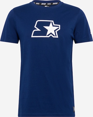 Starter Black Label Regular Fit T-Shirt in Blau: predná strana