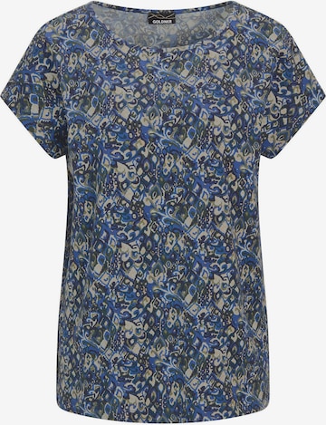 T-shirt Goldner en bleu : devant