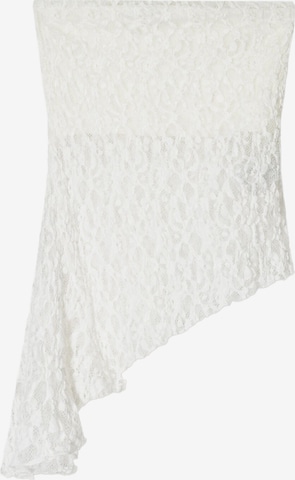 Bershka Toppi värissä valkoinen: etupuoli
