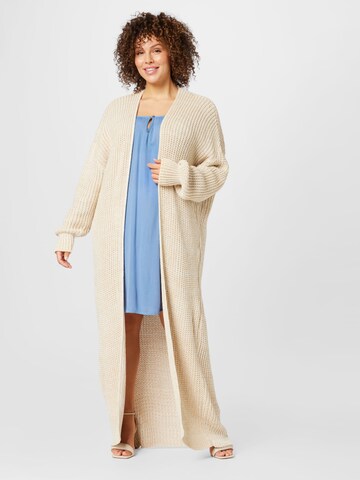 Dorothy Perkins Curve - Cárdigan en beige: frente