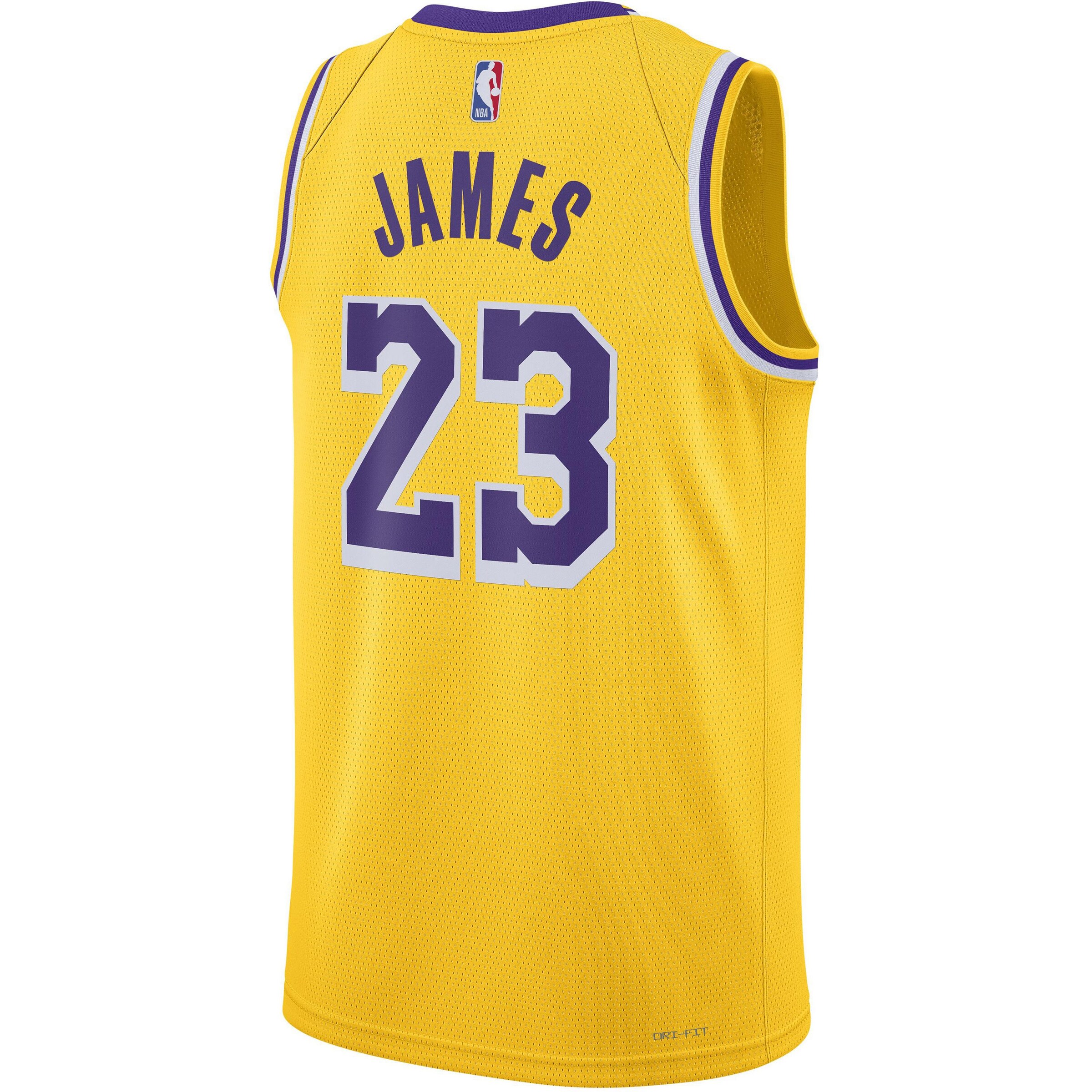 NIKE Jersey LeBron James Los Angeles Lakers in Yellow ABOUT YOU