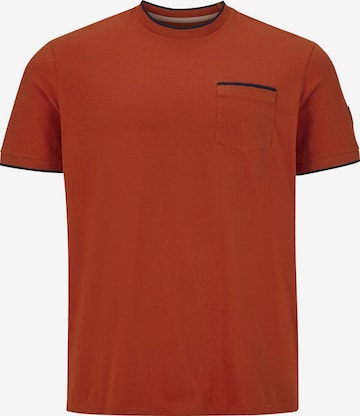 Charles Colby Shirt 'Earl Paton' in Oranje: voorkant