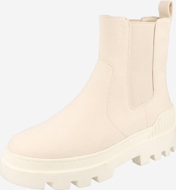 ABOUT YOU Chelsea boots in Beige: front