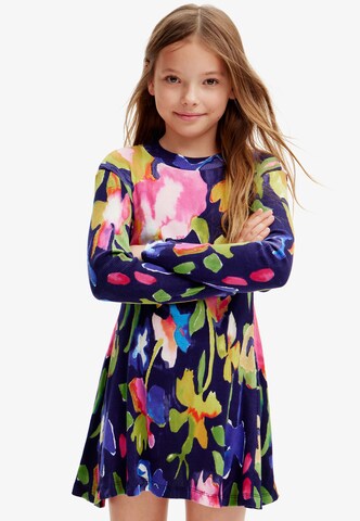 Rochie de la Desigual pe albastru: față