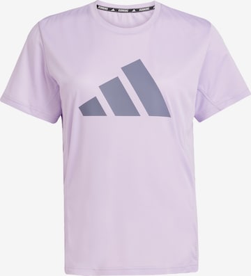 T-shirt fonctionnel 'Run It' ADIDAS PERFORMANCE en violet : devant