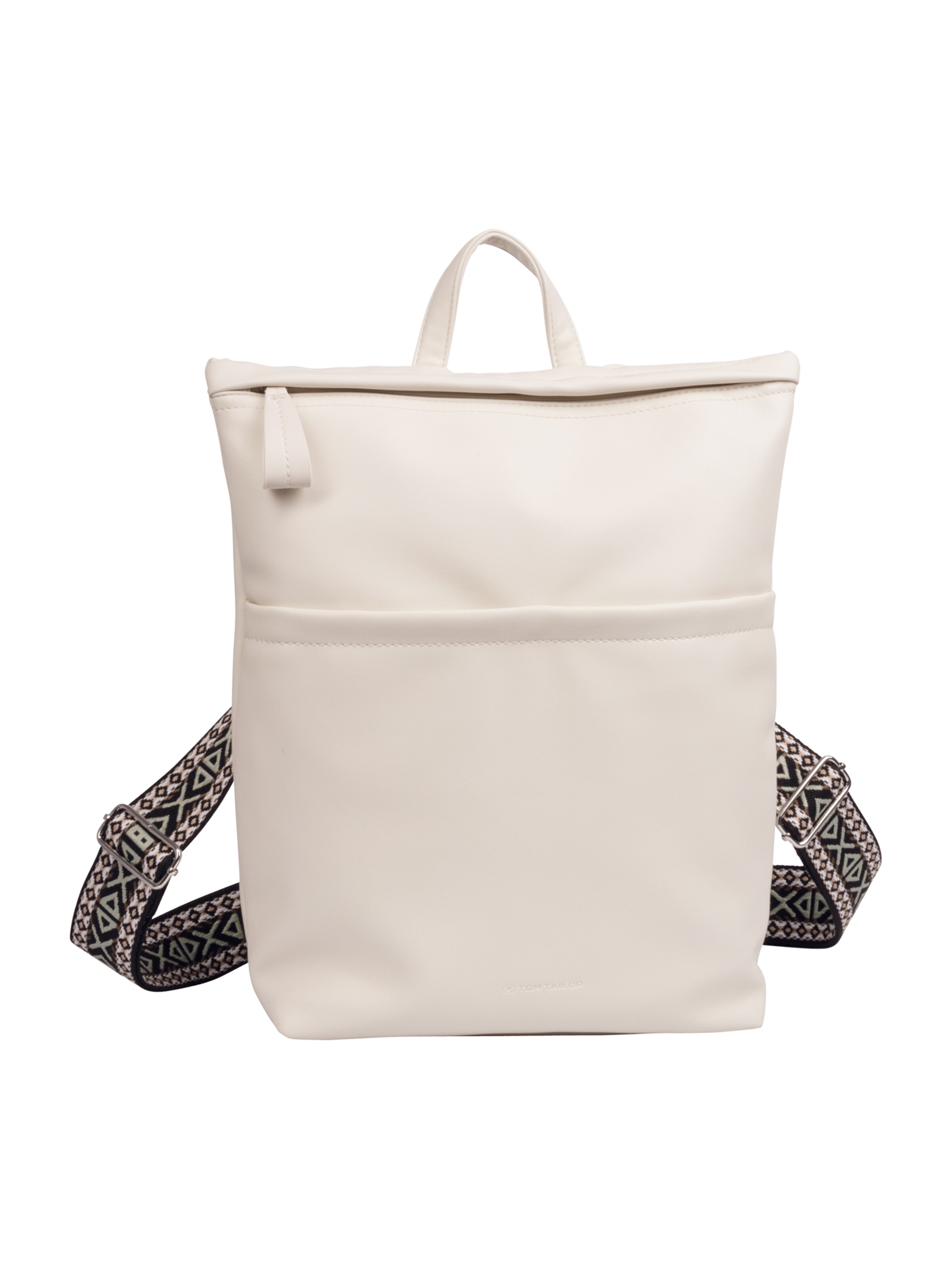 TOM TAILOR Backpack 'Palina' in White: front