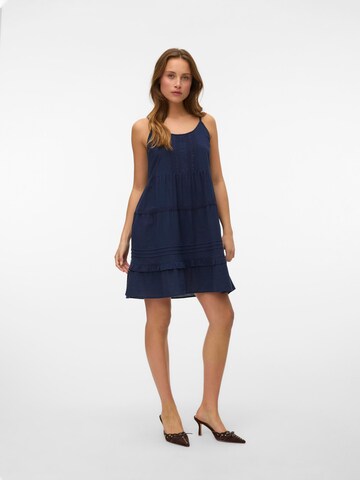 VERO MODA Jurk 'VMPretty' in Blauw: voorkant