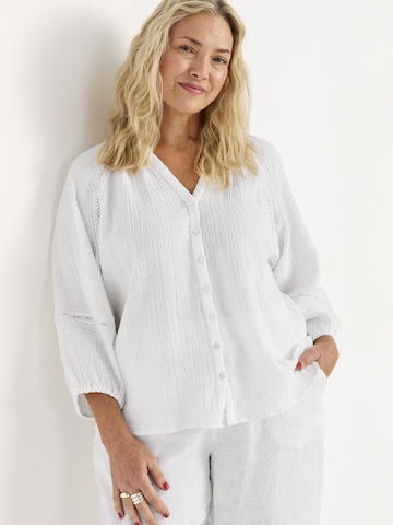 Chemisier Cellbes of Sweden en blanc : devant