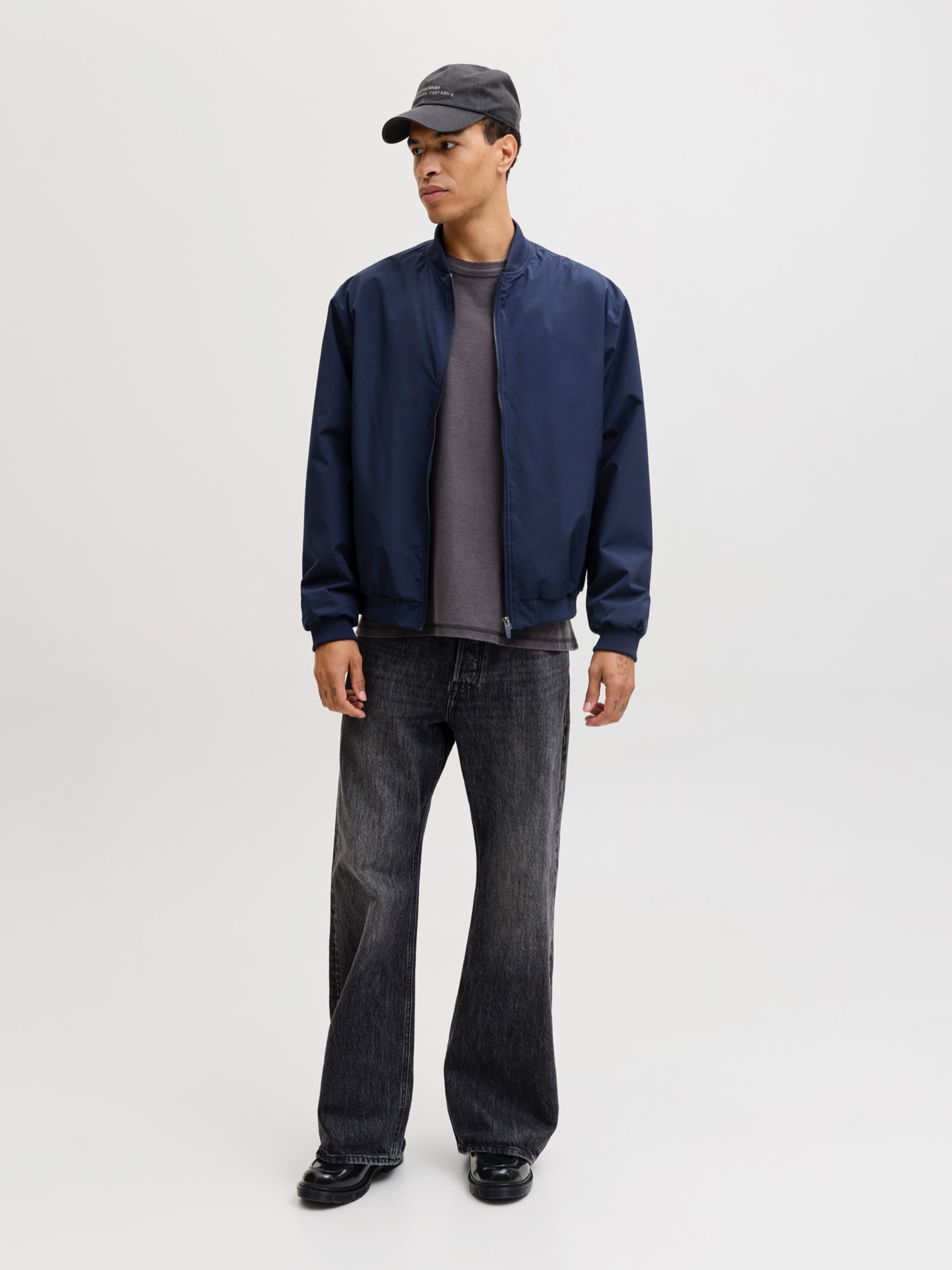 JACK & JONES Between-Season Jacket 'JJECharge' in Navy | ABOUT YOU