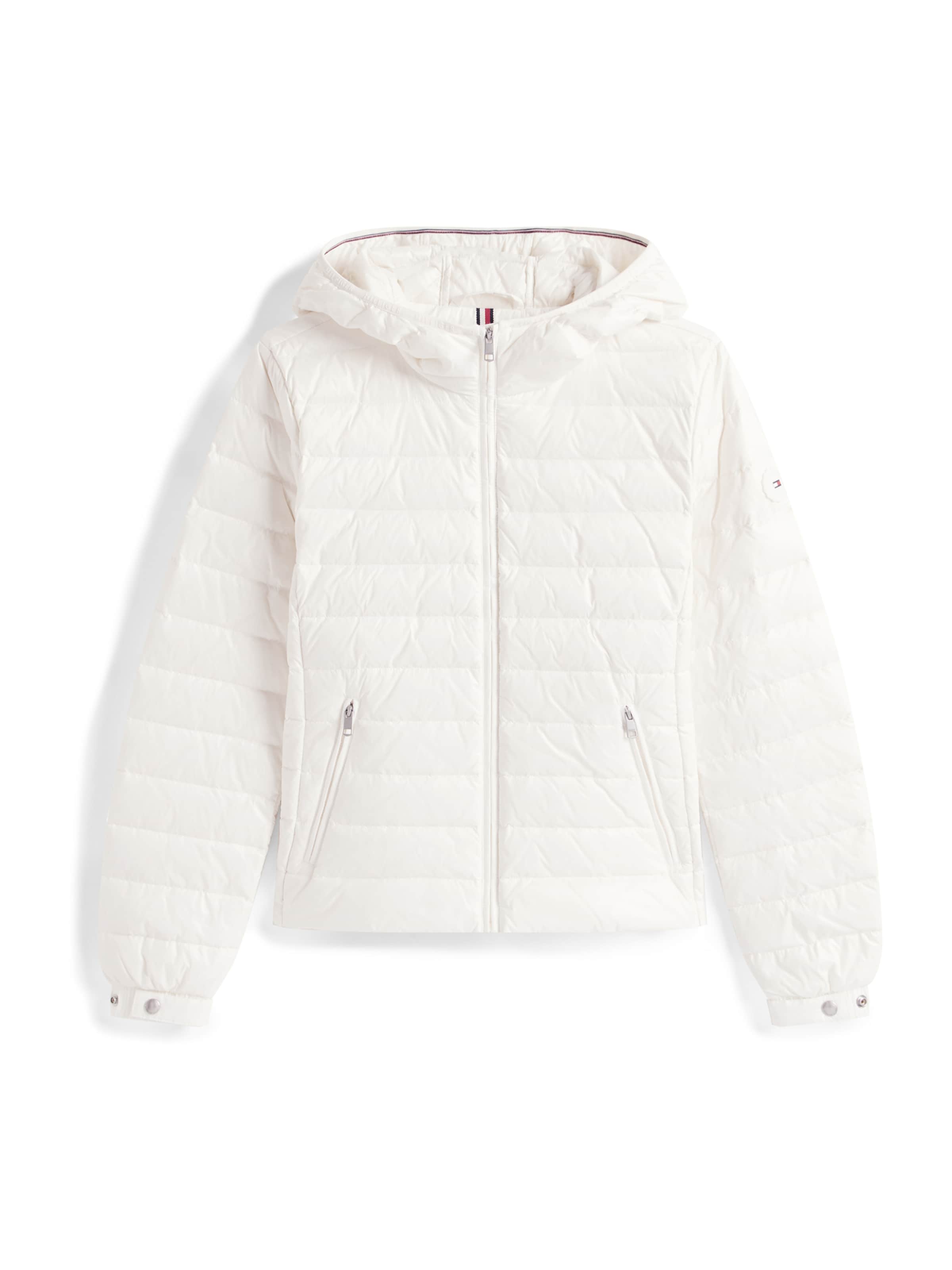 TOMMY HILFIGER Преходно яке в бяло: отпред