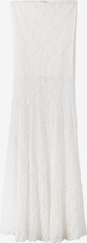 Bershka Skirt in White: front