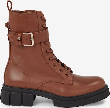 TOMMY HILFIGER Lace-Up Ankle Boots in Brown