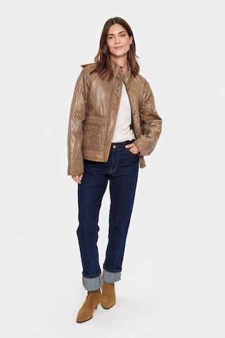 SAINT TROPEZ Between-season jacket 'SZLline' in Brown