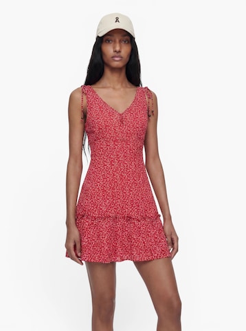 ONLY - Vestido de verano 'ONLFernanda' en rojo: frente