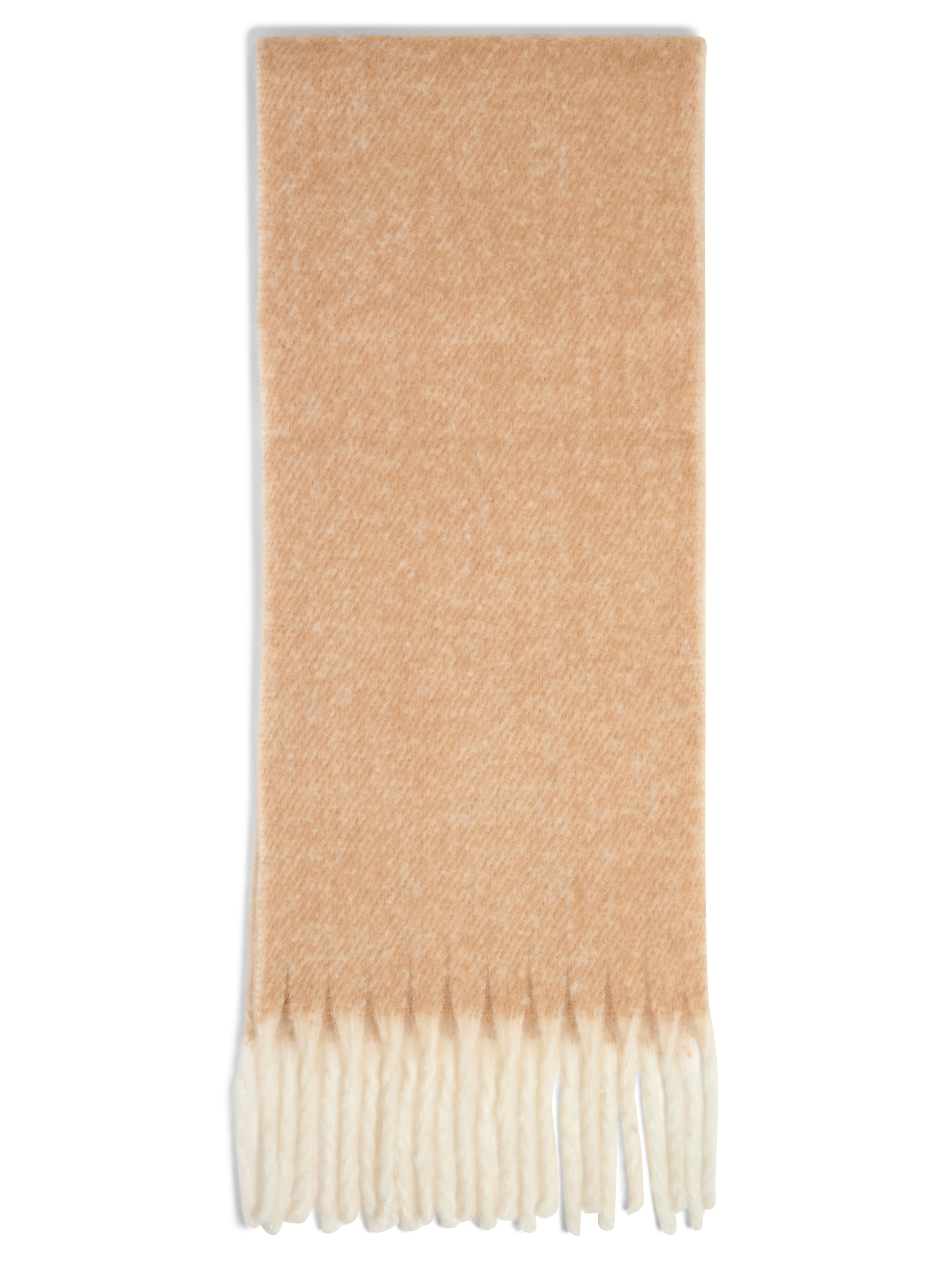 Marie Lund Scarf in Beige: front