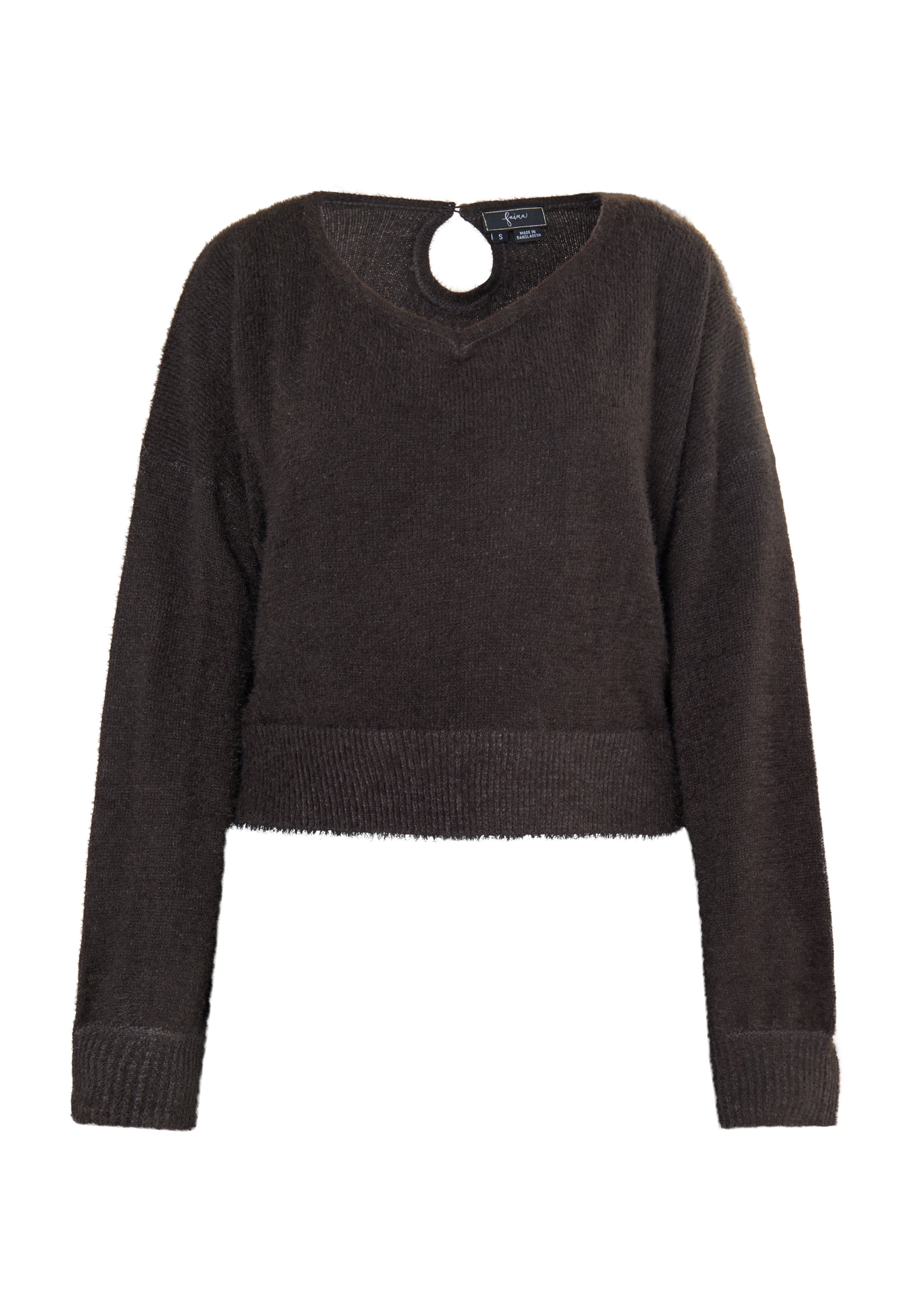 brūns faina Džemperis: no priekšpuses