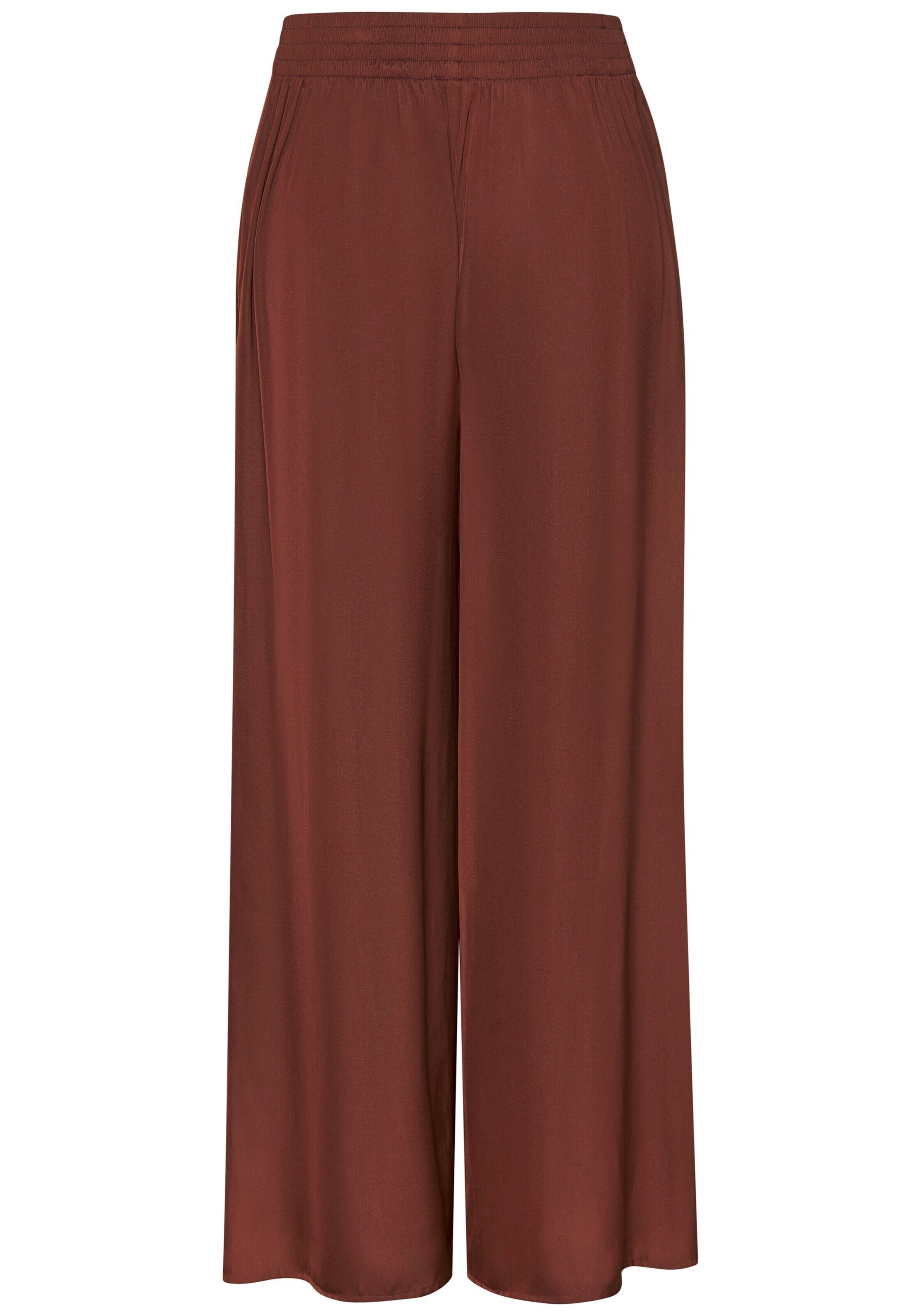 LASCANA Wide leg Byxa i brun