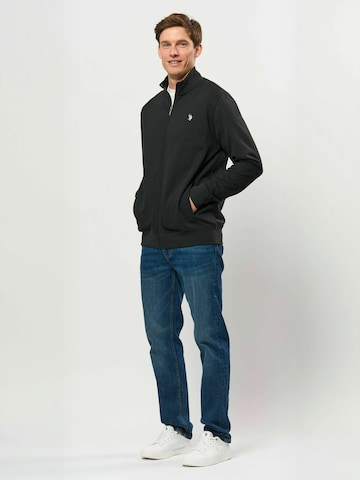 U.S. POLO ASSN. Cardigan ' UMOscar ' in Schwarz: Seite