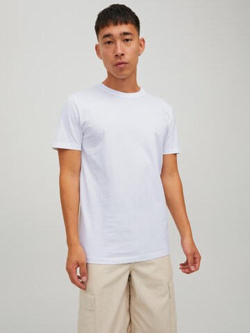 T-Shirt 'Ounce' JACK & JONES en blanc : devant