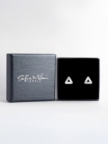 Sofia Milani Ohrringe 'Triangle'‌‌‌‌‌‌‌‌ in Silber