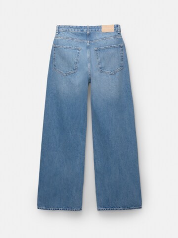 Pull&Bear Baggy Jeans in Blau