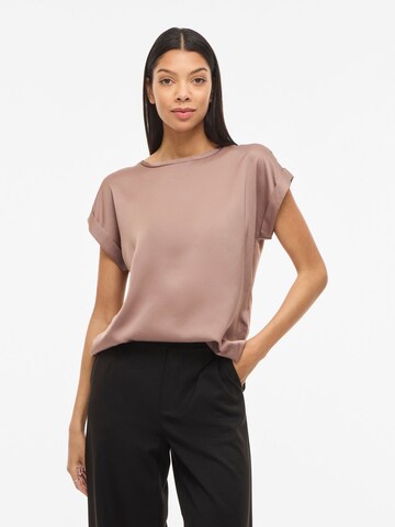 VILA Bluse 'VIEllette' i brun: forside
