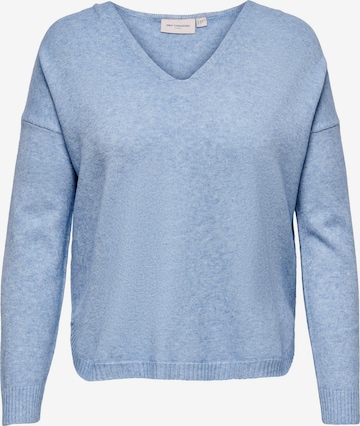 ONLY Carmakoma Sweater 'Margareta' in Blue: front