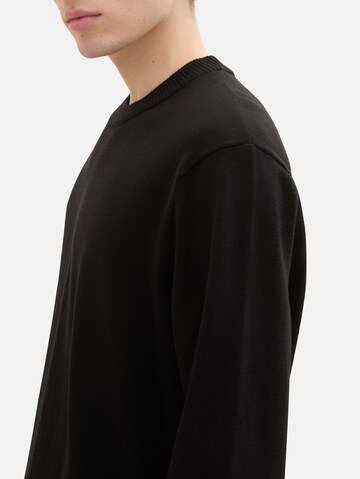 TOM TAILOR DENIM Kampsun, värv must