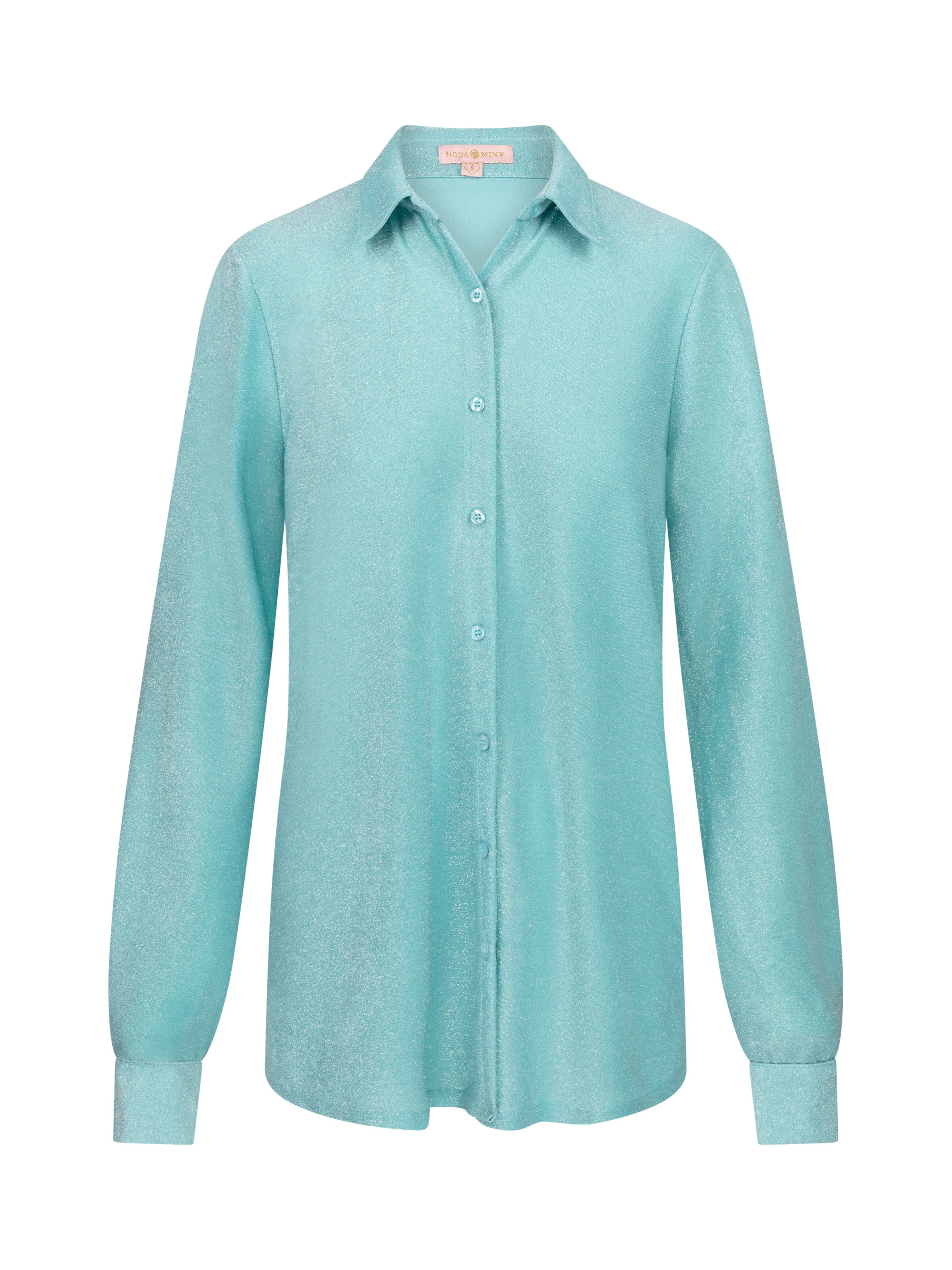 Moda Minx Blouse 'Lumiere' in Blauw: voorkant
