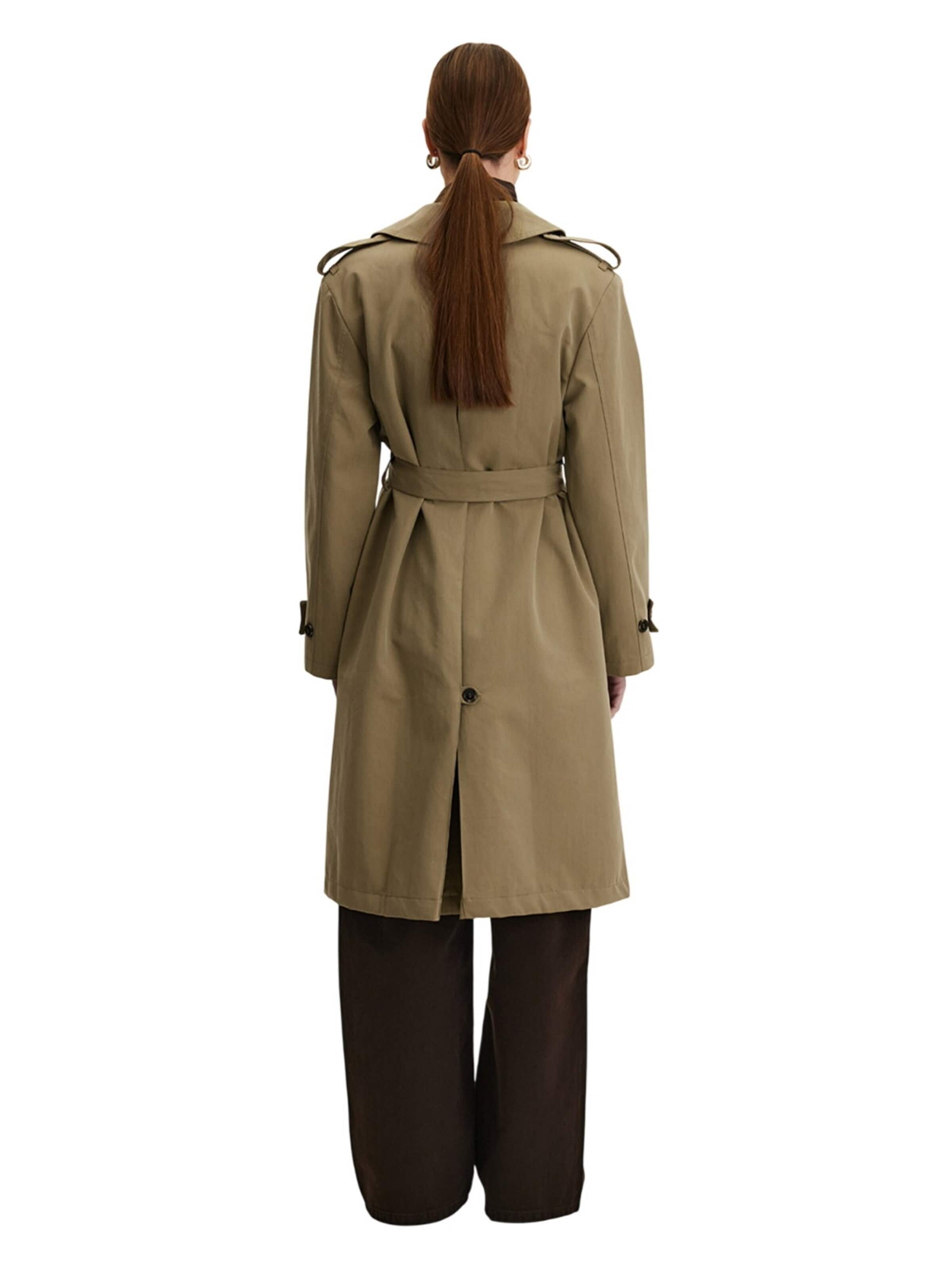 MANUKA Between-seasons coat in Green
