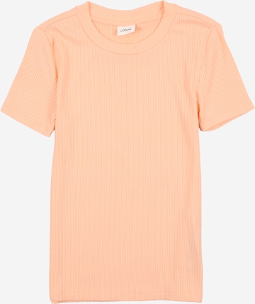 s.Oliver Тениска в оранжево: отпред