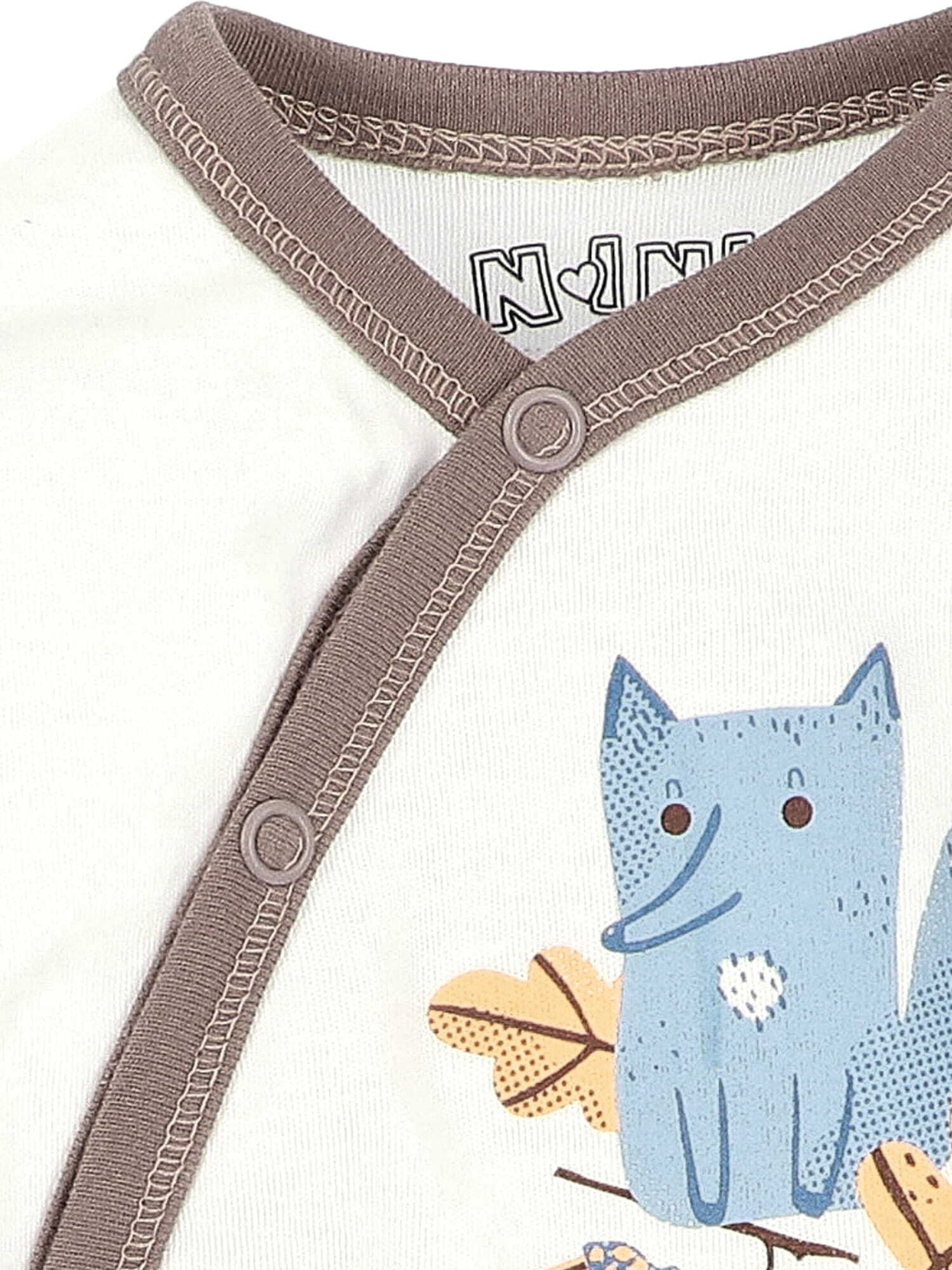 NINI Romper/bodysuit 'Fuchs' in White