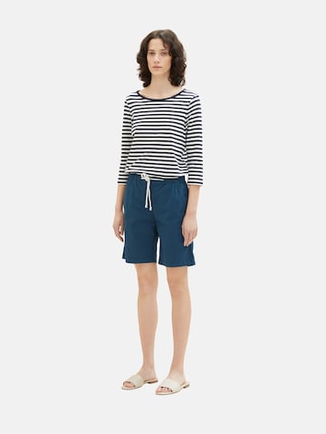 TOM TAILOR Regular Shorts in Blau