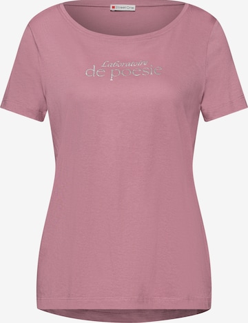 STREET ONE Shirt in Pink: front