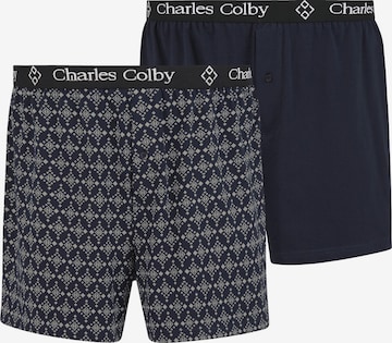 Charles Colby Boxershorts ' Lord Hopkinson ' in Blauw: voorkant