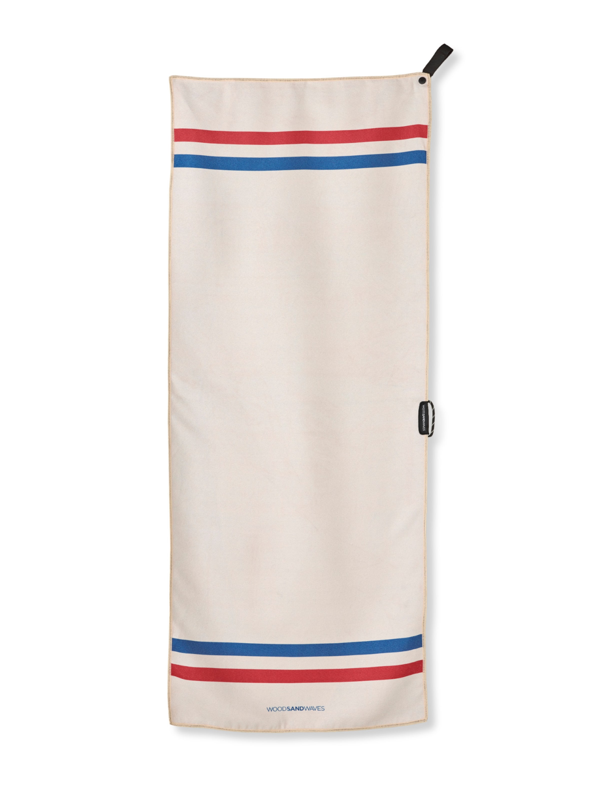 woodsandwaves Handtuch in Weiß: Vorderseite