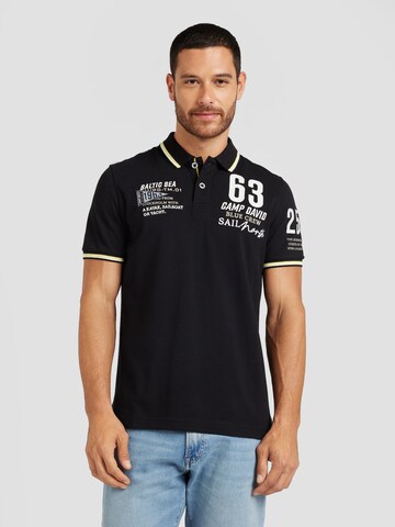 T-Shirt 'Cruise North' CAMP DAVID en noir : devant
