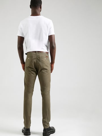 INDICODE JEANS Slim fit Chino Pants 'GOWER' in Green